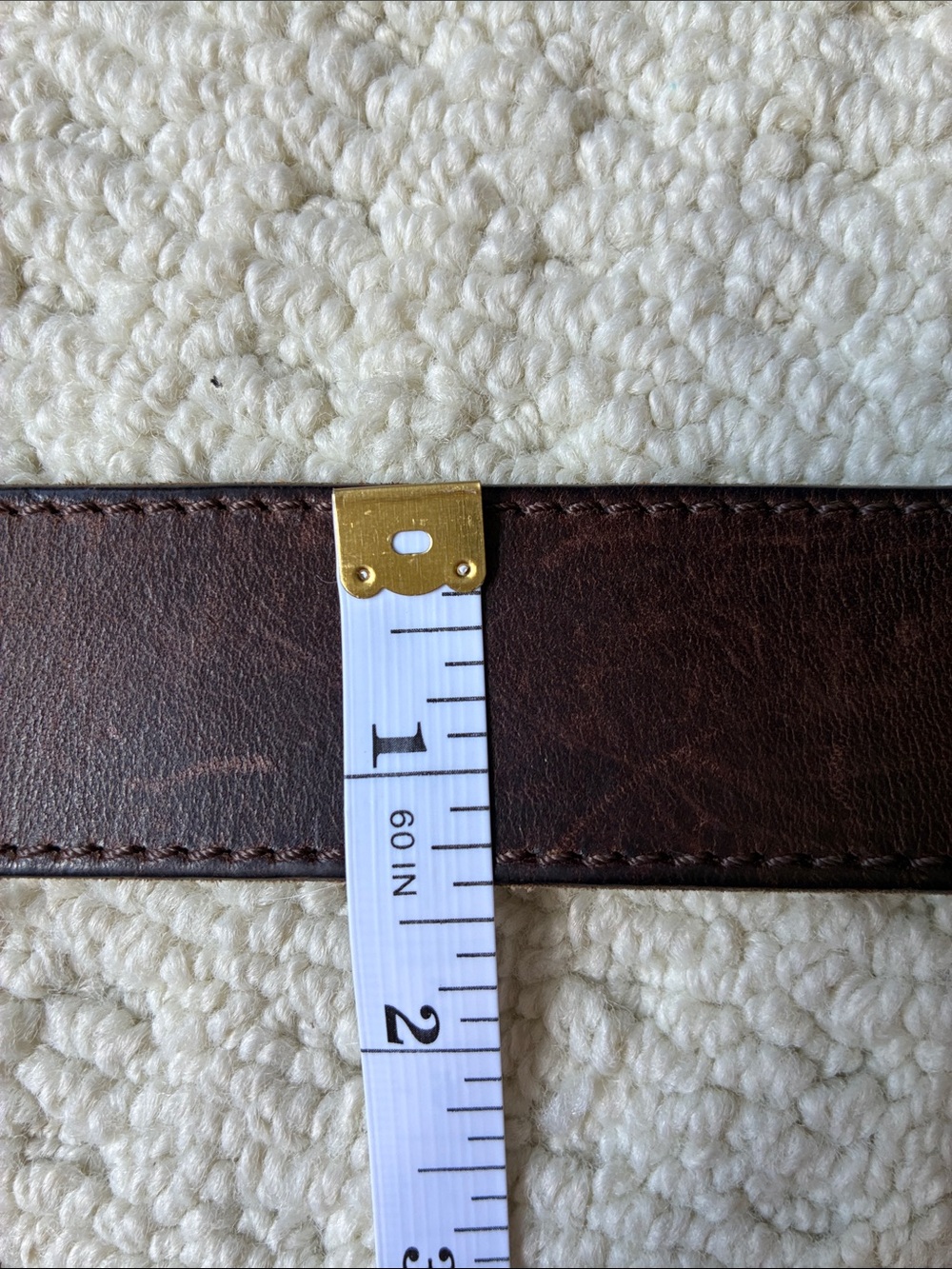 Roots Vintage Women’s Brown Genuine Leather Belt Made Canada 🇨🇦 Size 4 - Picture 7 of 10